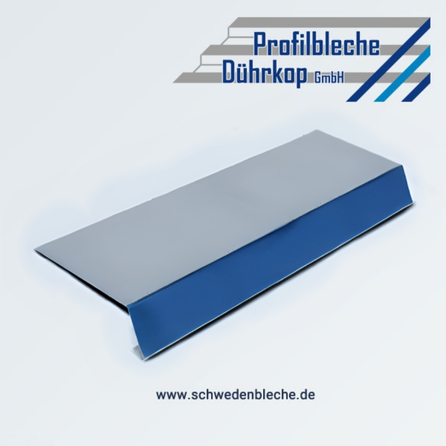 TRAUFBLECH 120/70 BLAUGRAU
