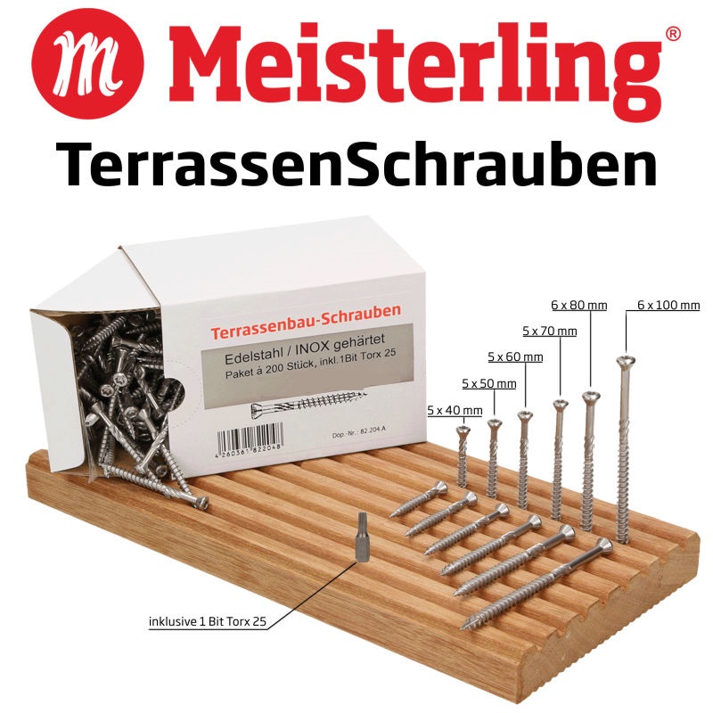 TERRASSENSCHRAUBEN 5X50MM