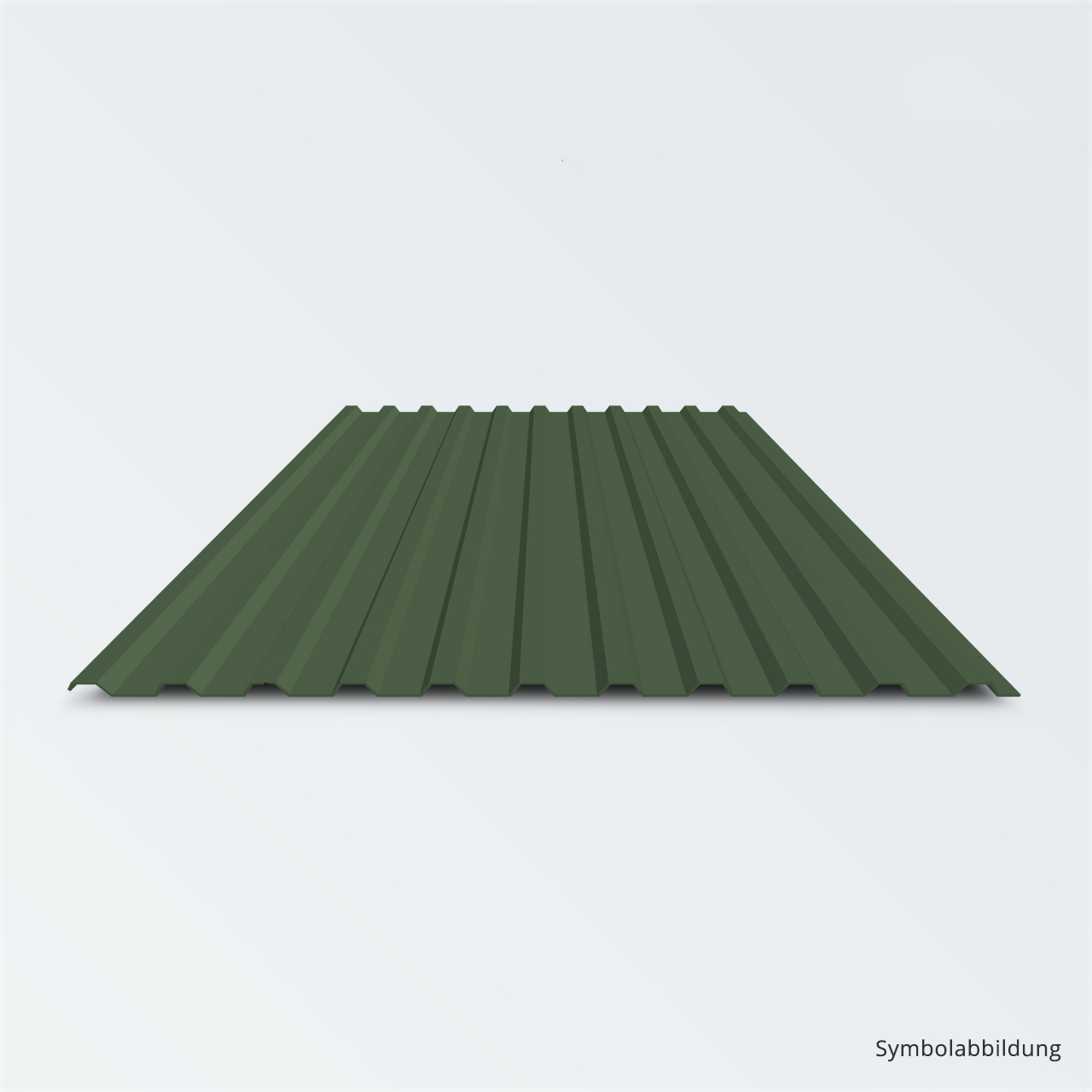 TRAPEZBLECH PROFIL 20/100 DUNKELGRÜN 3,50M