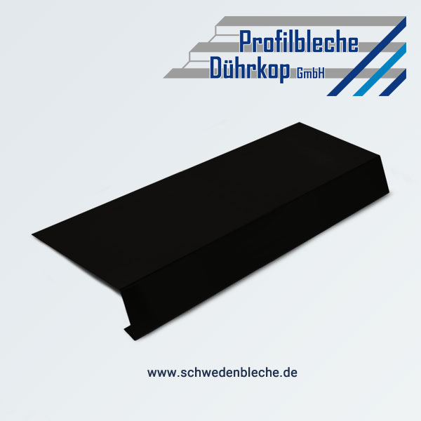 TRAUFBLECH 120/70 SCHWARZ