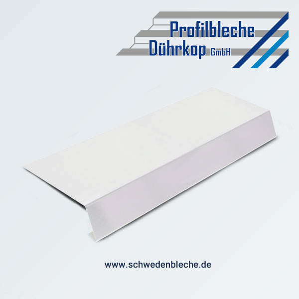 TRAUFBLECH 120/70 WEISS
