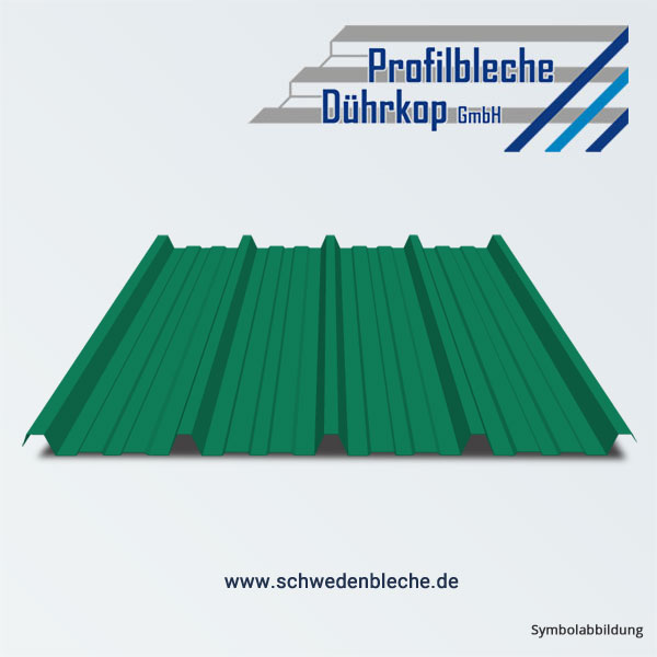 TRAPEZBLECH PROFIL 40/250 MOOSGRÜN 2,00M