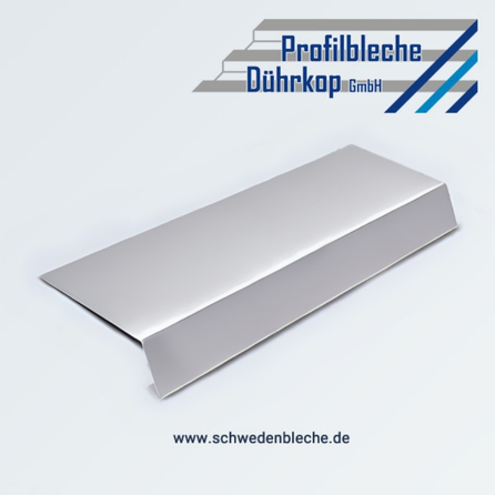 TRAUFBLECH 120/70 SILBER