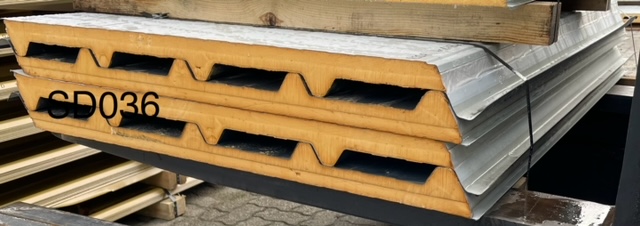 SD036 SANDWICH DACH 40MM ANTHRAZIT 4 X 1,47 M