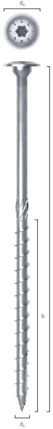 8,0X300 TELLERKOPFSCHRAUBE