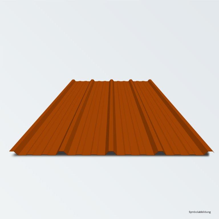 TRAPEZBLECH PROFIL 25/267 ZIEGELROT 3,10M