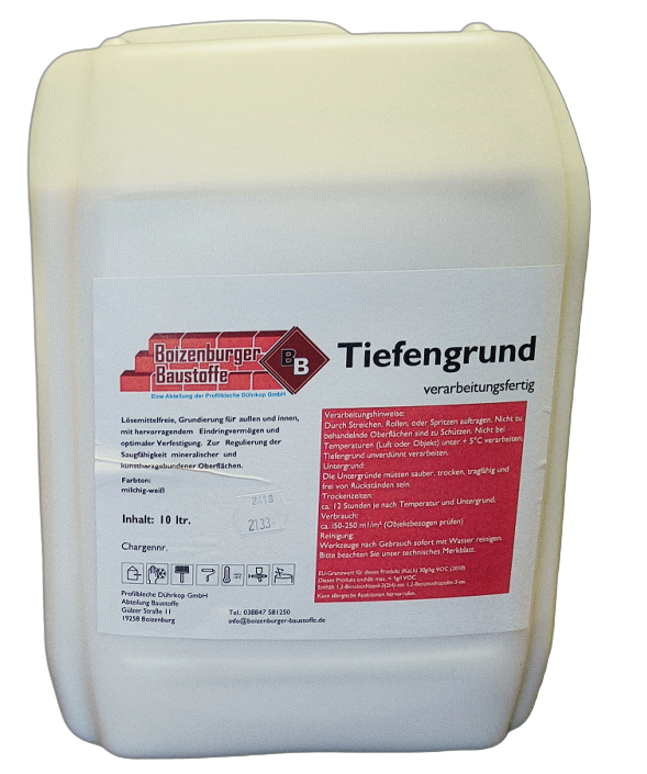 TIEFENGRUND - 10 LITER